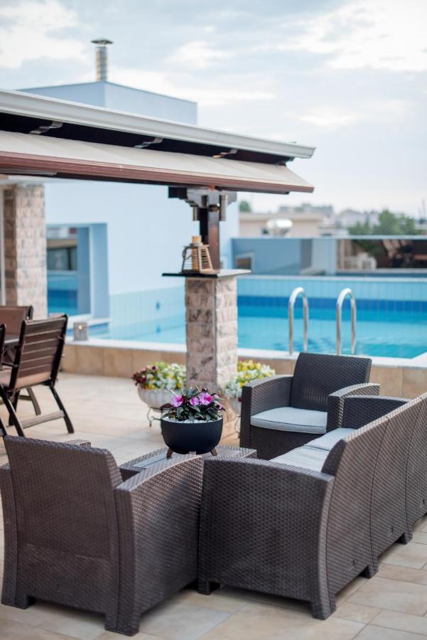Luxury Penthouse With Private Pool Lägenhet Preveza Exteriör bild